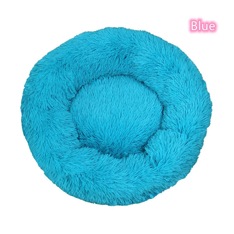 Super Soft Pet Cat Bed Plush Full Size Washable Calm Bed Donut Bed Comfortable Sleeping Artifact Suitable for All Kinds of Cats