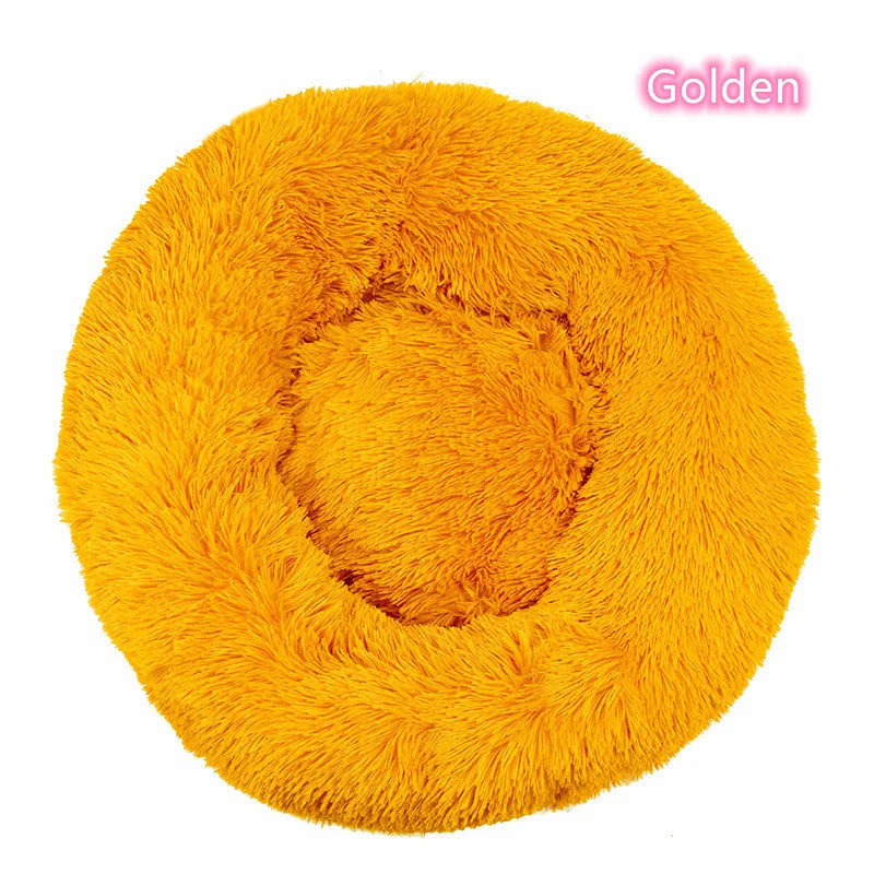 Super Soft Pet Cat Bed Plush Full Size Washable Calm Bed Donut Bed Comfortable Sleeping Artifact Suitable for All Kinds of Cats