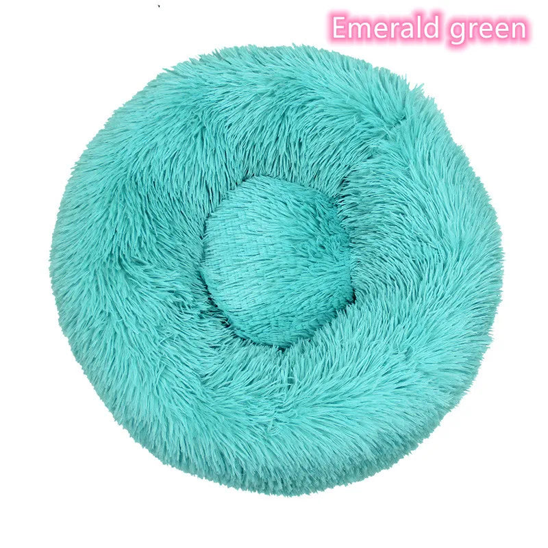 Super Soft Pet Cat Bed Plush Full Size Washable Calm Bed Donut Bed Comfortable Sleeping Artifact Suitable for All Kinds of Cats