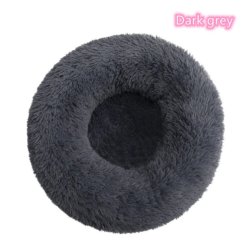 Super Soft Pet Cat Bed Plush Full Size Washable Calm Bed Donut Bed Comfortable Sleeping Artifact Suitable for All Kinds of Cats