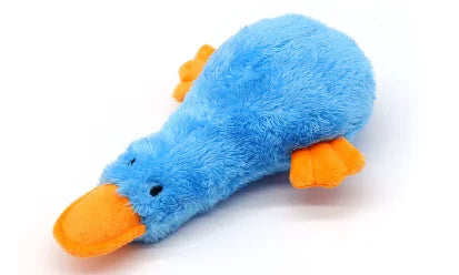 Cute Plush Duck Sound Toy Stuffed Squeaky Animal Squeak Dog Toy Cleaning Tooth Dog Chew Rope Toys Funny Plush Toys for Cats