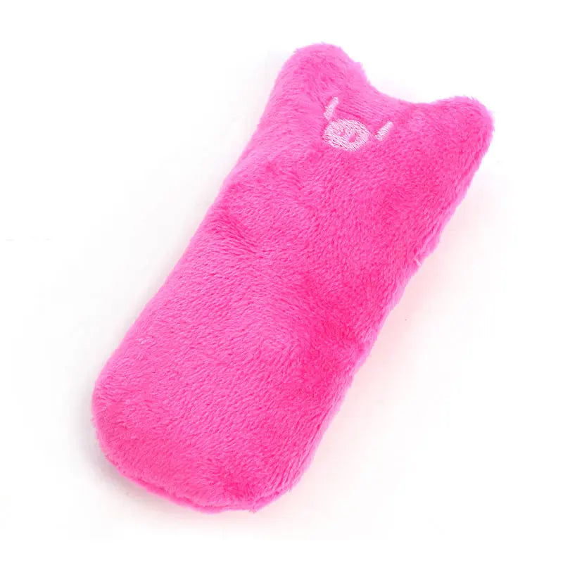 Teeth Grinding Catnip Toys Cute Funny Interactive Plush Teeth Grinding Relaxation Cat Chewing Vocal Toy Bite-Resistant Pet Toys