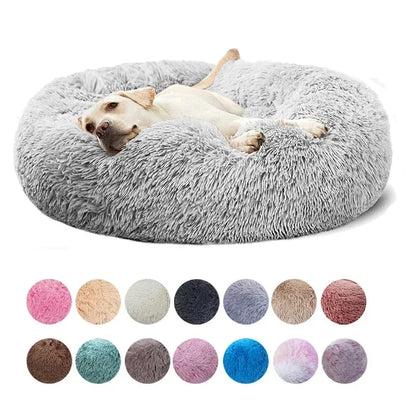 Super Soft Pet Cat Bed Plush Full Size Washable Calm Bed Donut Bed Comfortable Sleeping Artifact Suitable for All Kinds of Cats