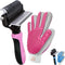 Deshedding Brush & Glove for Dogs/Cats, Reduces Shedding by 95%, Dematting Tool for Short/Long Hair, Small/Medium Breeds (Pink)